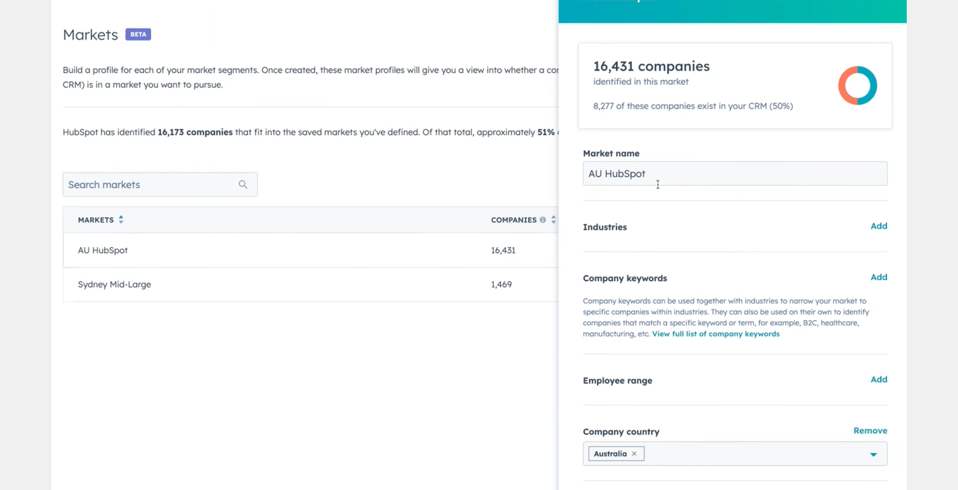 Defining Target Markets to Reduce Noise