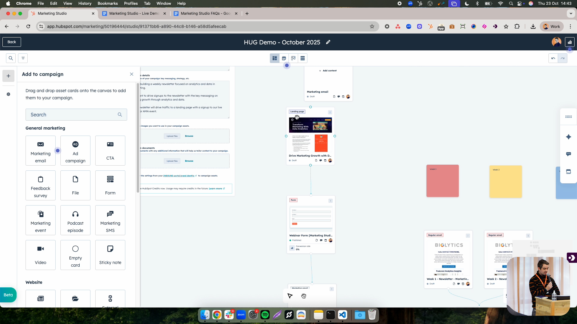 Planning Campaigns Visually on an Infinite Canvas