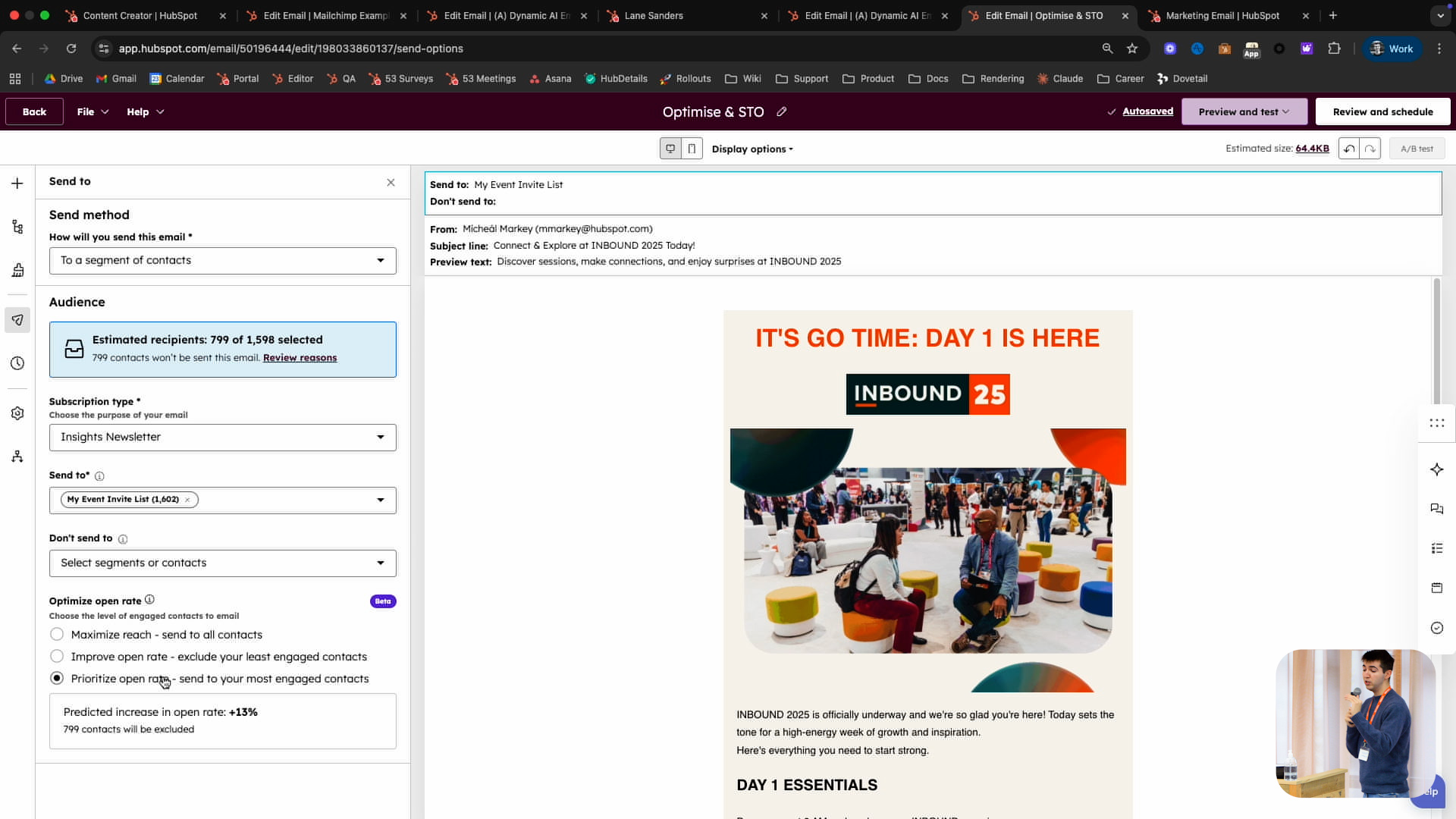 Smarter Targeting and Send Times