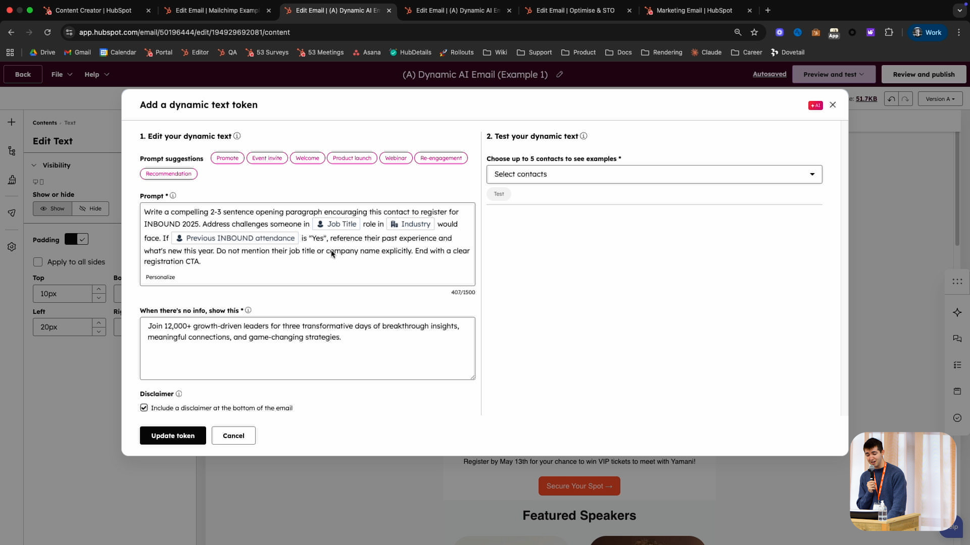 True 1 to 1 Email Personalisation