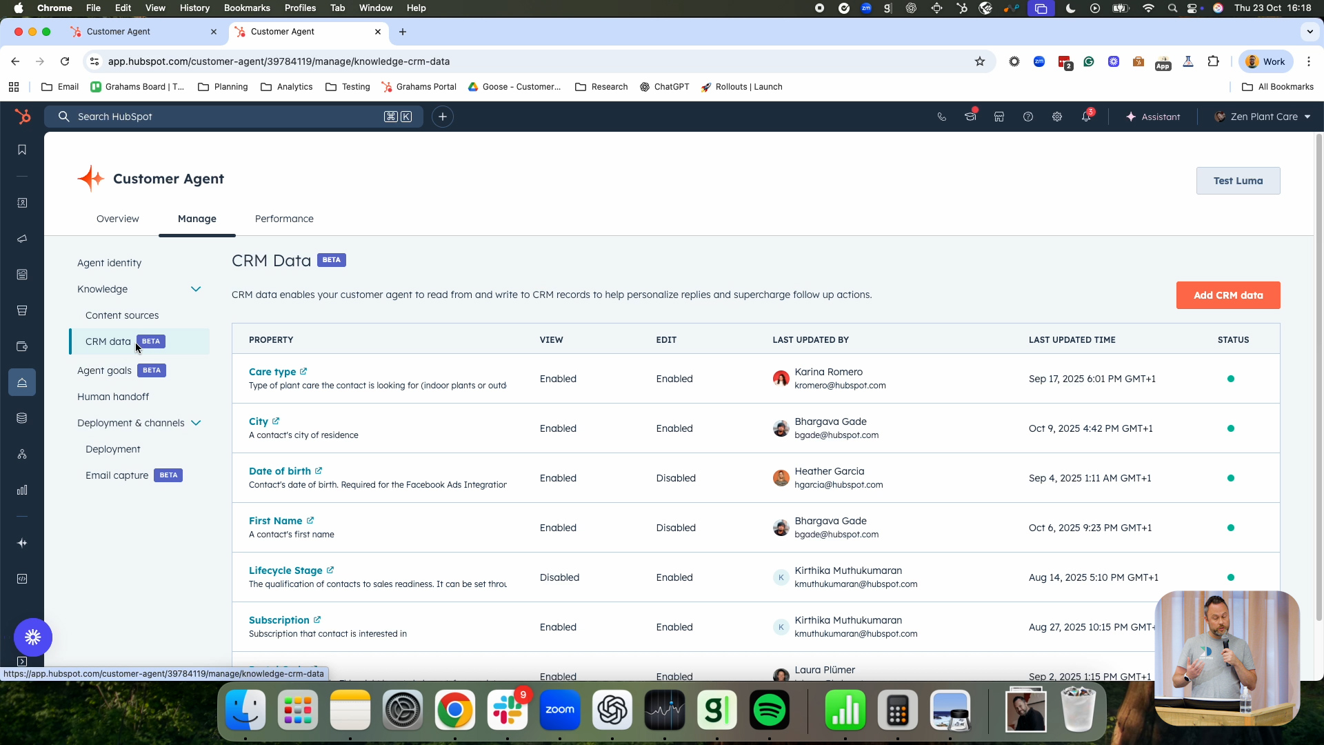 Using CRM Data for Contextual Using CRM Data for Contextual